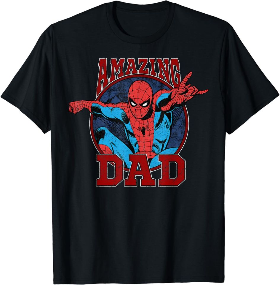 Marvel Spider-Man Father's Day Amazing Dad Graphic T-Shirt
