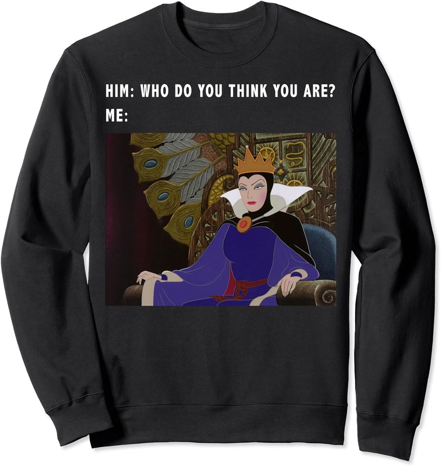 Disney Sleeping Beauty Maleficent Evil Queen Meme Sweatshirt