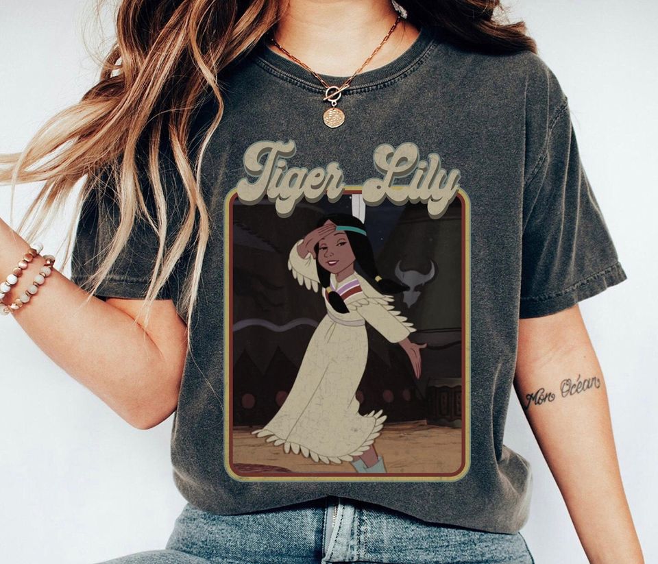 Tiger Lily Vintage Y2K Style Shirt, Peter Pan T-shirt