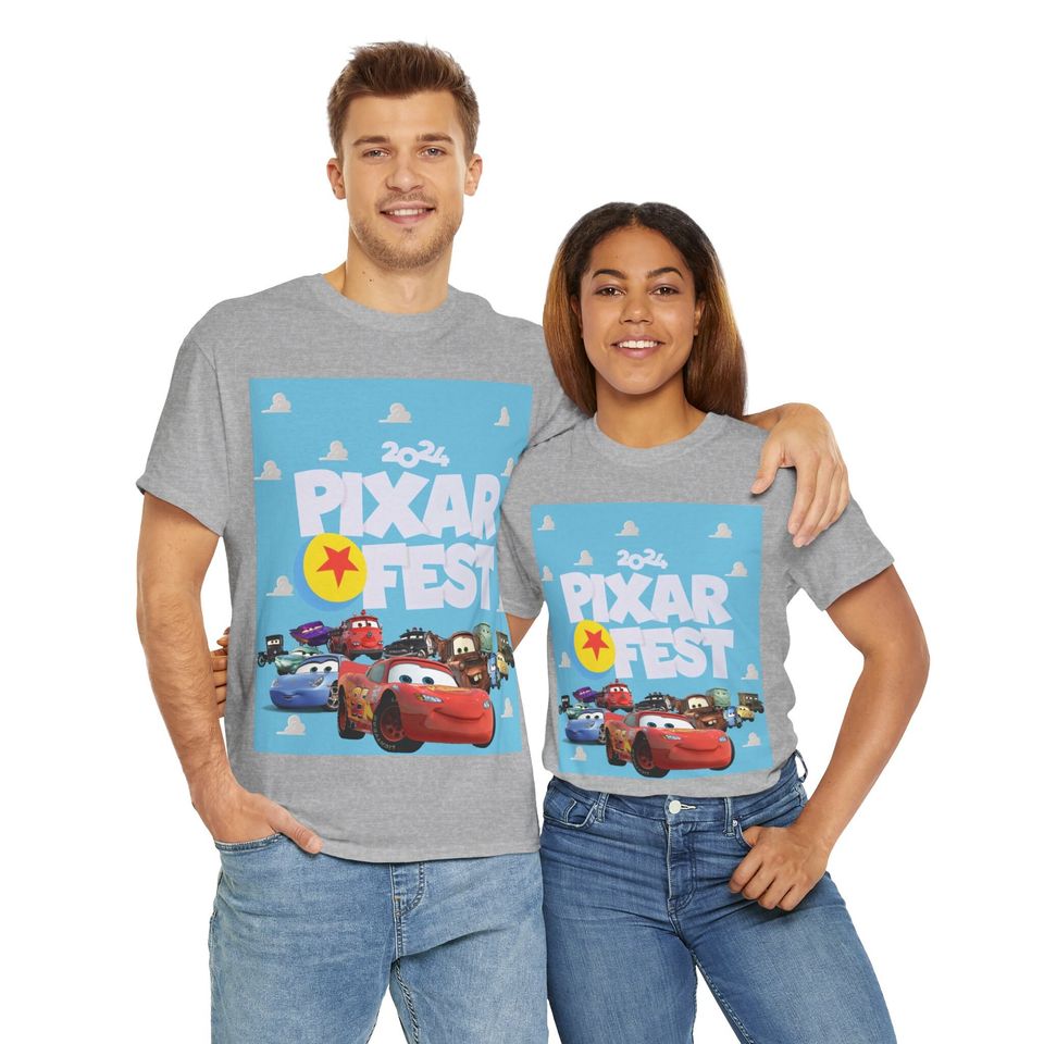 Pixar Fest 2024 Cars Lightning McQueen Shirt
