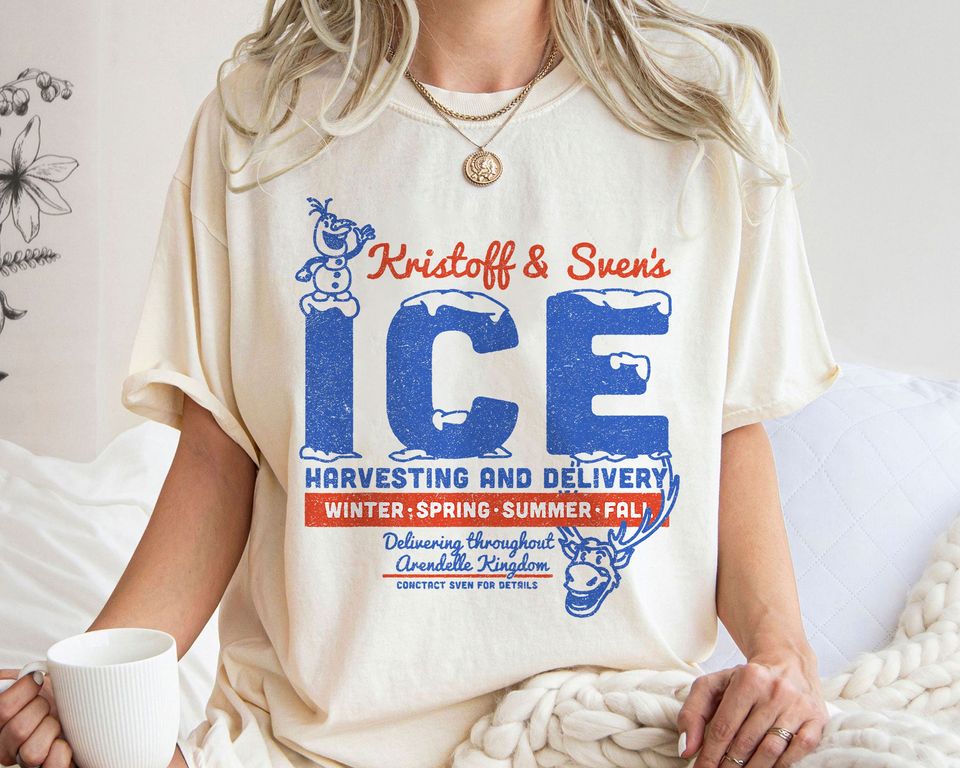 Frozen Kristoff Sven's Ice Harvesting And Delivery Shirt Walt Disney World Shirt Gift Ideas Men Women