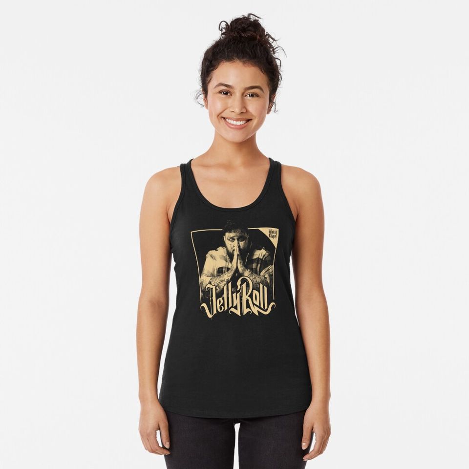 Jelly Roll Backroad Baptism Racerback Tank Top