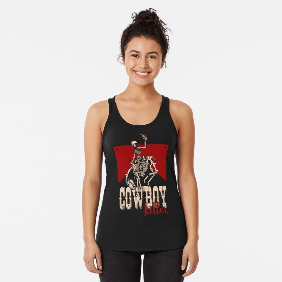 Cowboy Killer Racerback Tank Top