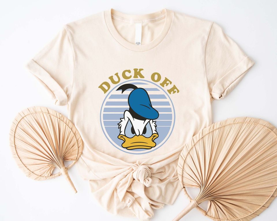 Disney Donald Duck Off Shirt, Vintage Donald Duck Tee, Disneyland Grumpy Duck Shirt