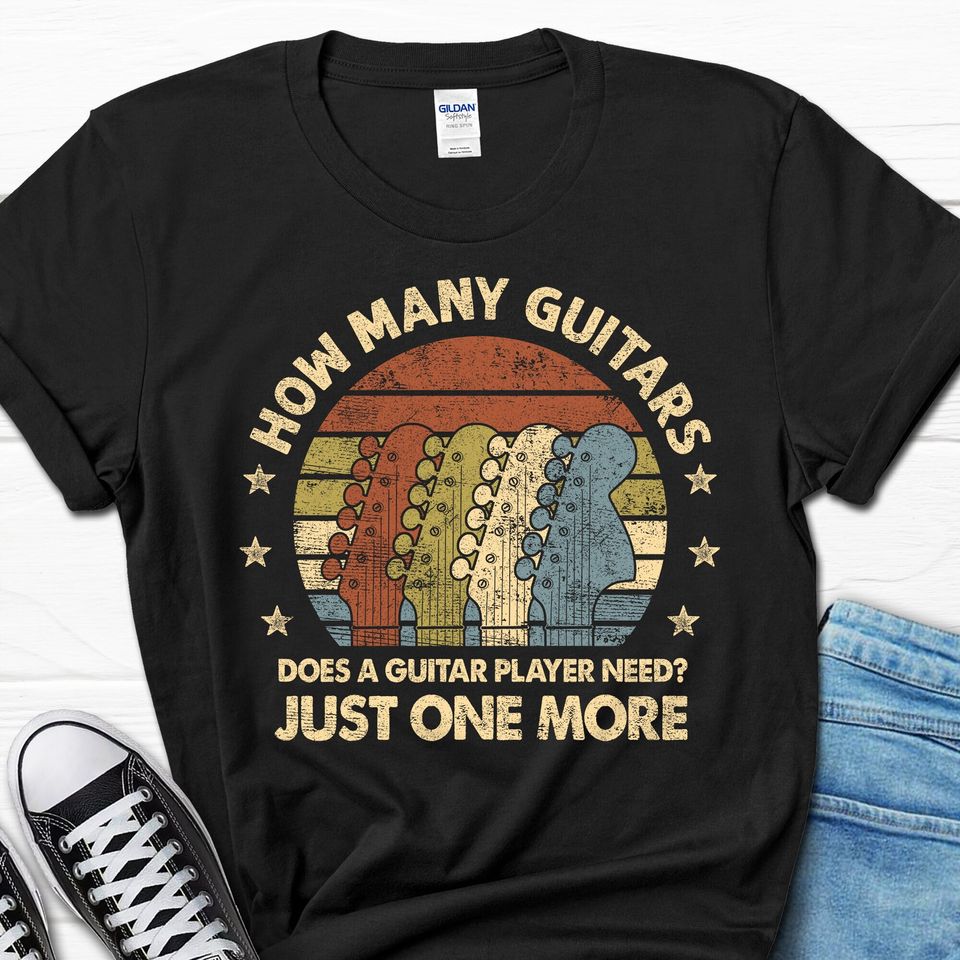 Father's Day Shirt For Men, Guitar Owner Men's Gift, Husband Funny Guitar T-Shirt For Him, Grandpa Guitar Lover Tee, Papa Guitarist Gifts