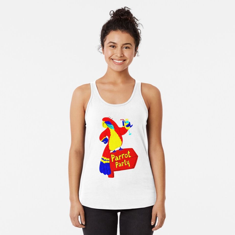 The Most Popular By Jimmy Buffett Racerback Tank Top