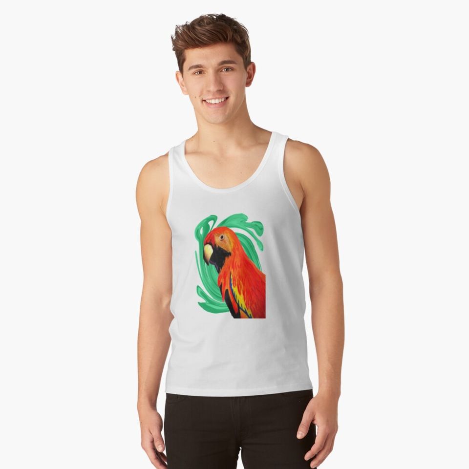 The Amazon Parrot Tank Top, Jimmy Buffett Tank Tops
