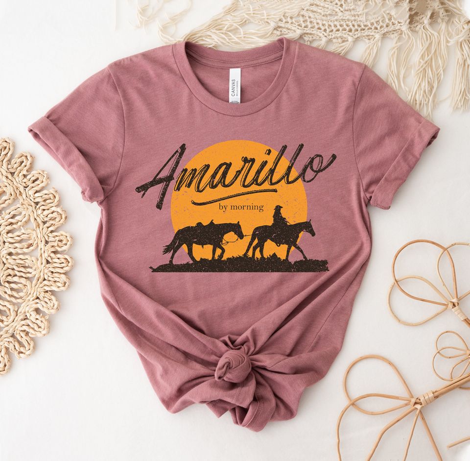 Amarillo By Morning T-shirt, Country Music Shirt