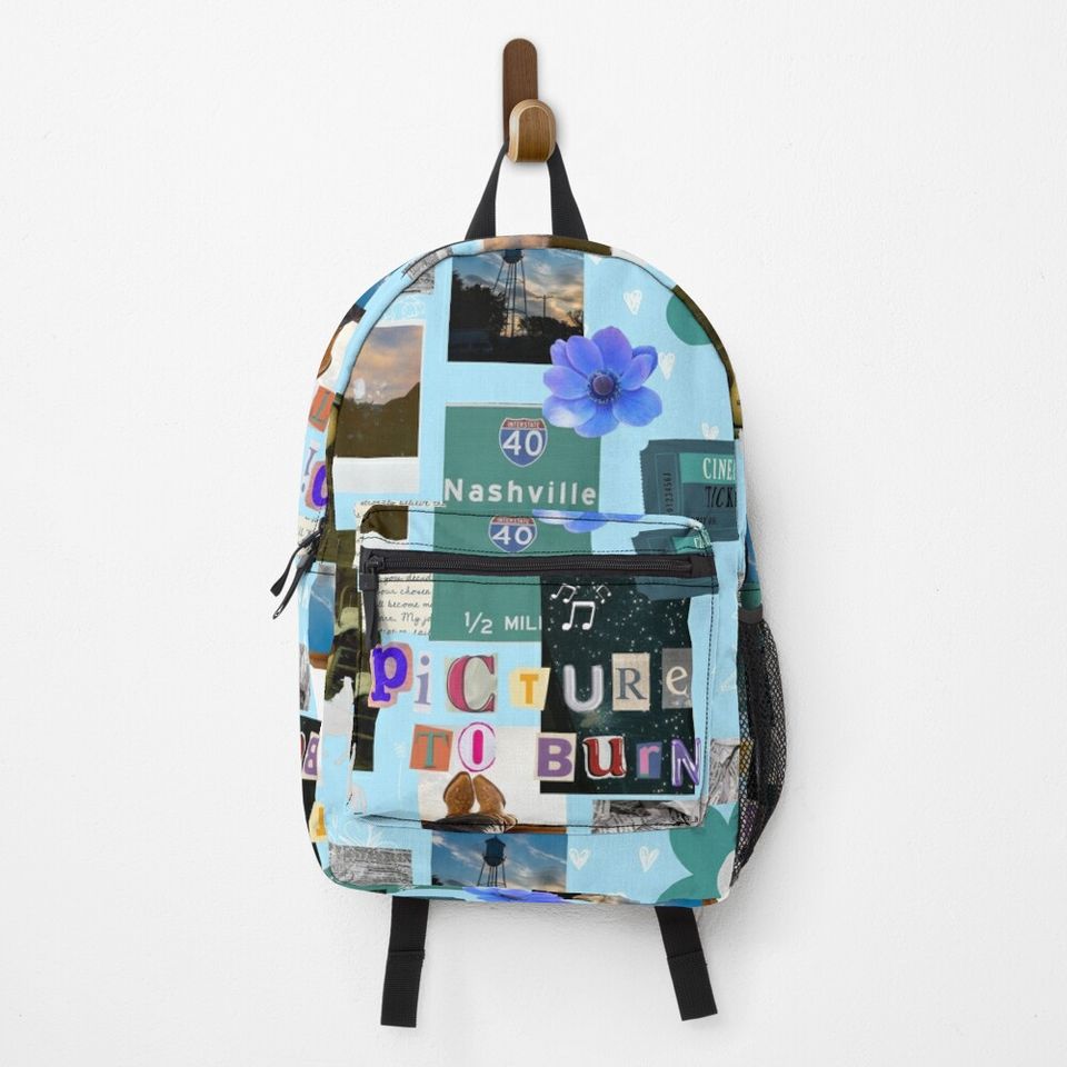Taylor Picture to Burn Collage Print Backpack