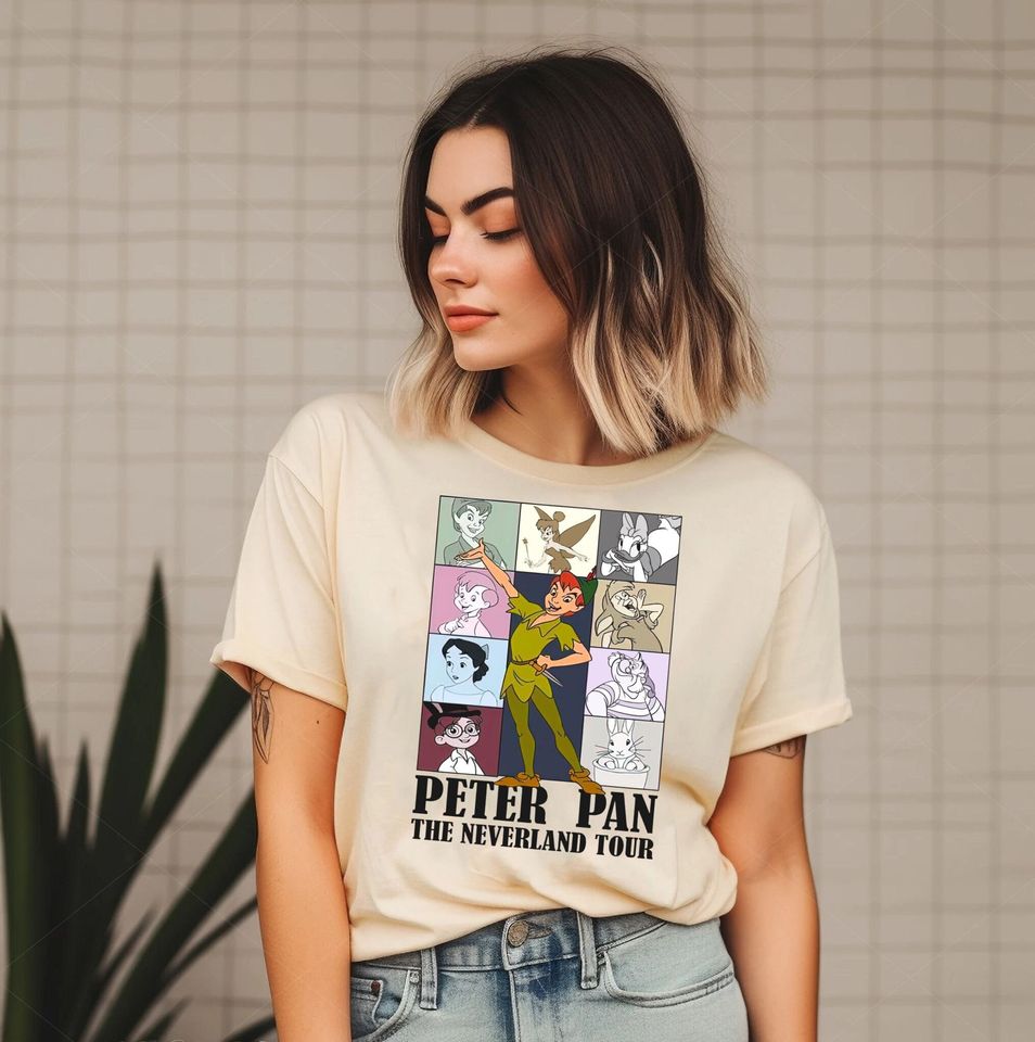 Peter Pan The Neverland T-shirt, Funny Disney Outfit, Disney Family Trip