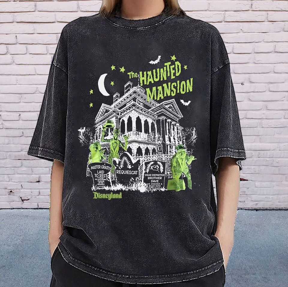 Vintage The Haunted Mansion T-Shirt, Haunted Mansion SweatShirt, Disney Halloween T-Shirt