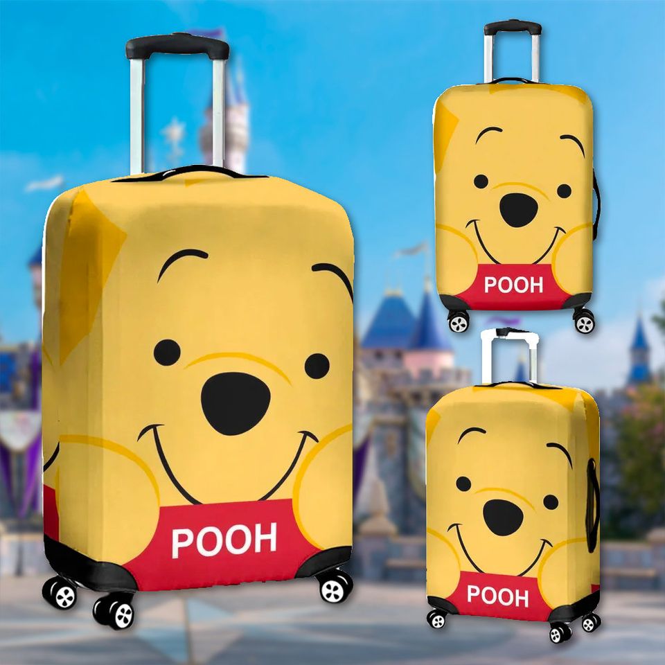 Bear Face Luggage Cover, Winnie The Pooh Merch