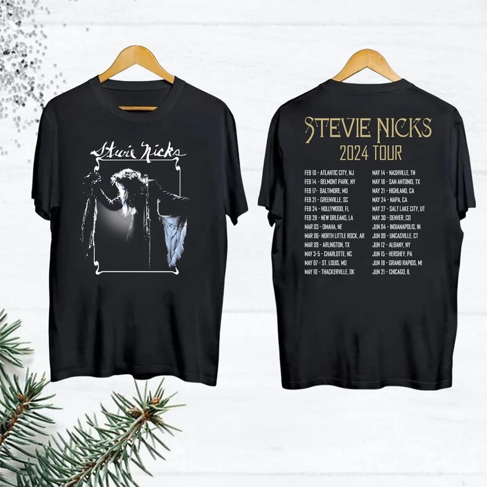 Vintage Stevie Nicks 2024 Tour TShirt, Stevie Nicks Shirt Fan Gifts, Stevie Nicks Live In Concert 2024