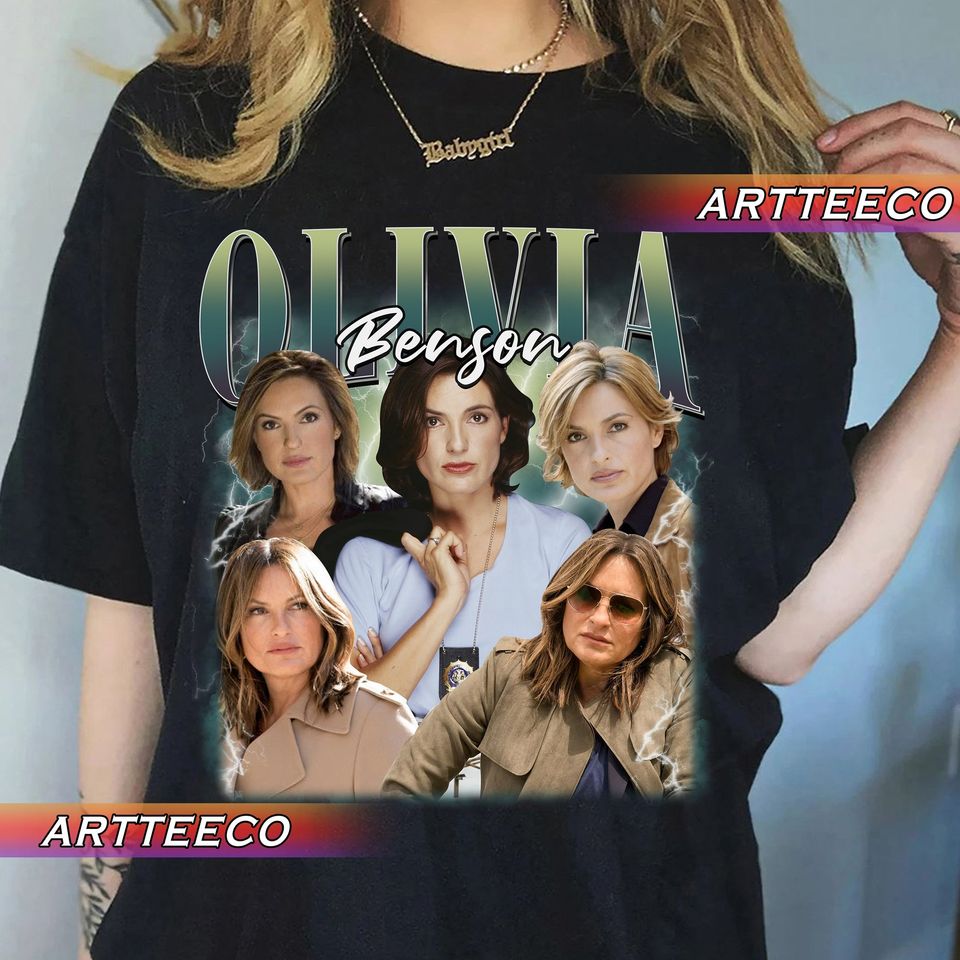 Vintage Olivia Benson Shirt, Olivia Benson T-Shirt, Elliot and Olivia Sweatshirt, Law and Order SVU Tshirt