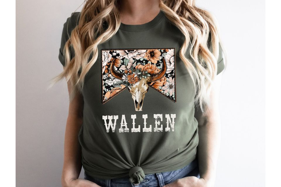 Wallen Shirt, Country Music Wallen T-Shirt, Country Bullhead Shirt
