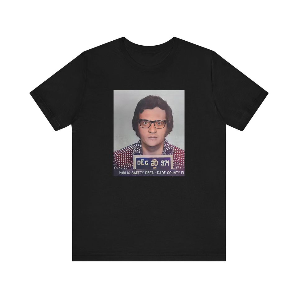 Larry King Mugshot Tee, Short Sleeve Shirt, Vintage Mugshot Graphic, Unisex T-shirt