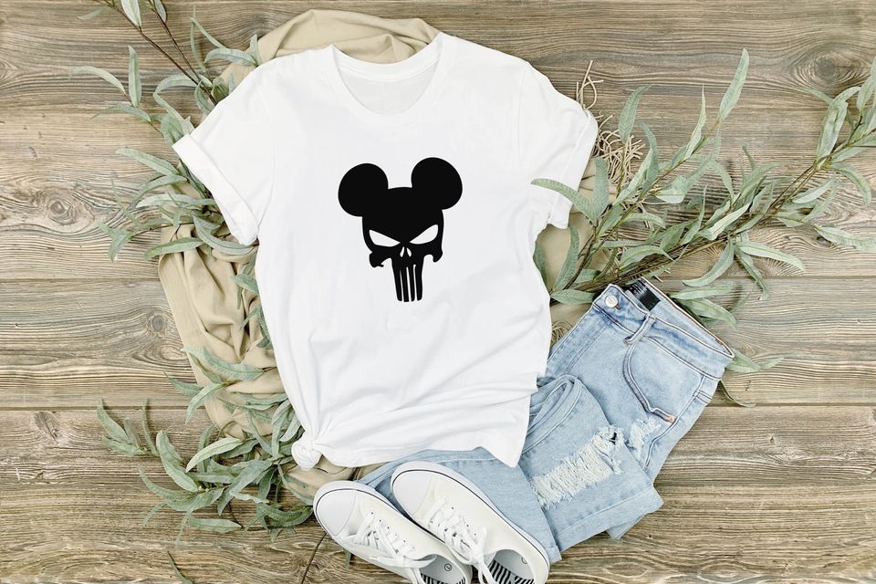 Disney Punisher Mickey Mouse T-Shirt