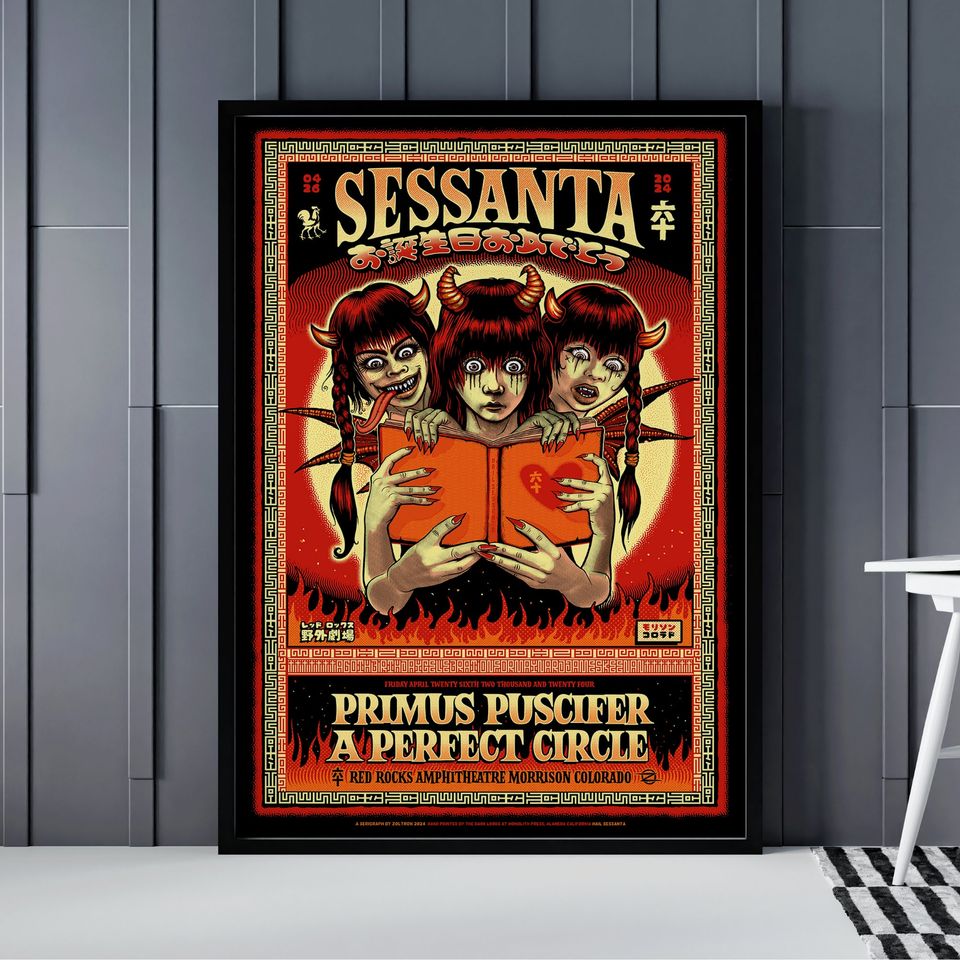 Puscifer Poster, Sessanta All Posters, APC Poster, Primus Poster, A Perfect Circle Poster