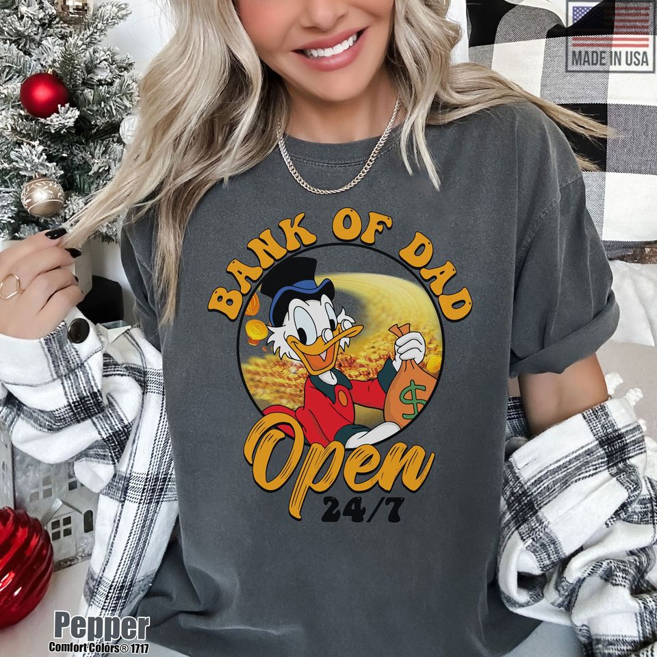 Donald Duck Bank of Dad Shirt, Father's Day Gift