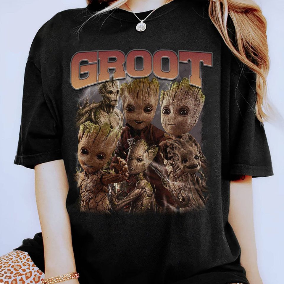 Vintage Baby Groot Shirt | Swole Groot Shirt