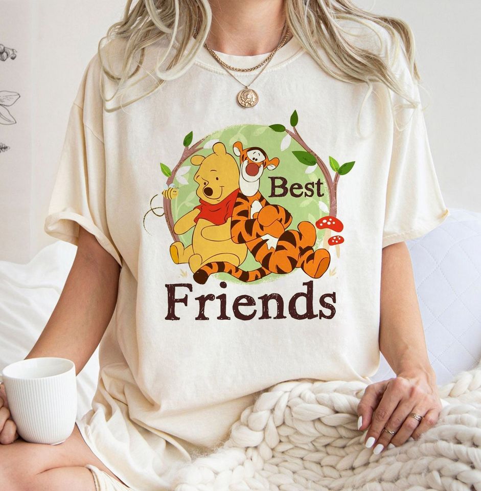 Best Friends Pooh And Tigger Shirt, Disney Winnie The Pooh Shirt