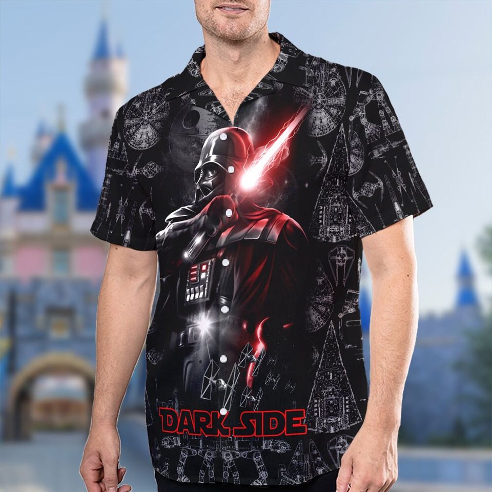Science Fiction Characters Hawaii Beach Shirt, Universe Movie Button Up Shirt, Galaxy Hawaiian Shirt