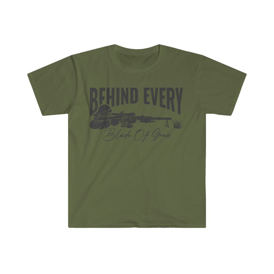 Behind Every Blade Of Grass Unisex Softstyle T-Shirt