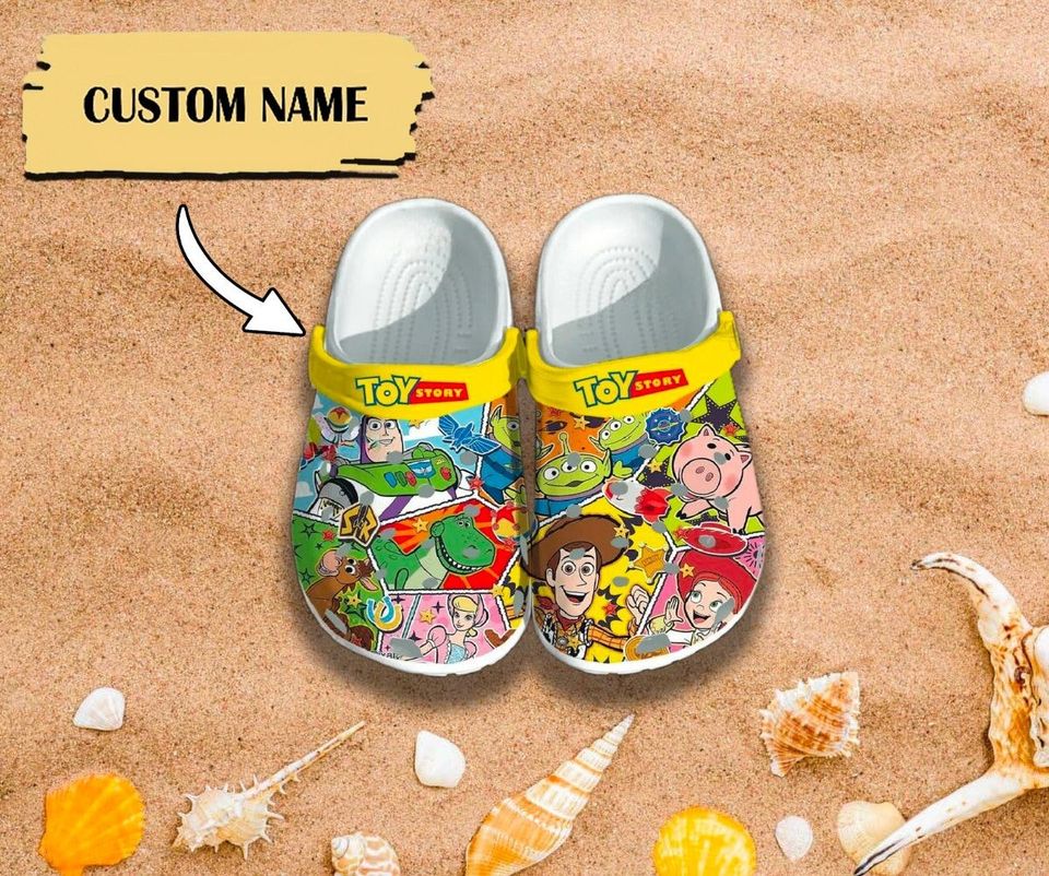 Custom Name Toy Story Disney Clogs Shoes