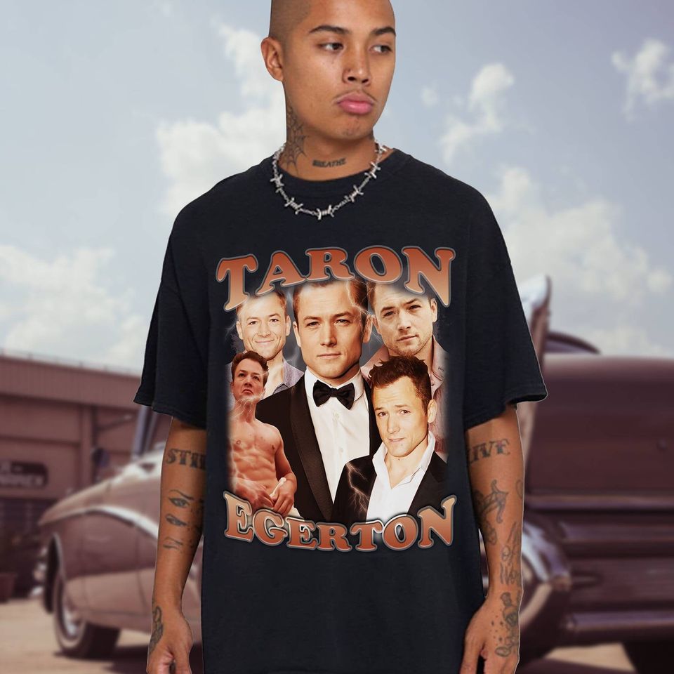 Taron Egerton Shirt Vintage Taron Egerton Shirt Retro Taron Egerton Bootleg Shirt Kingsman Shirt Kingsman Movie Shirt