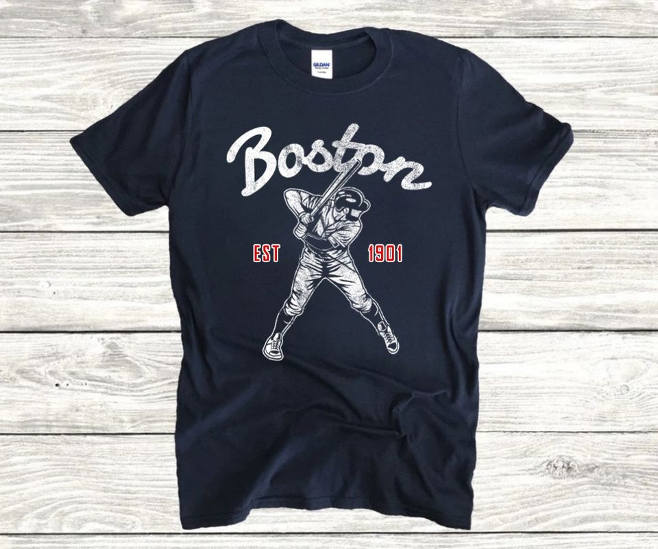 Vintage Boston Baseball Est 1901 Shirt, Baseball lover, gift for dad