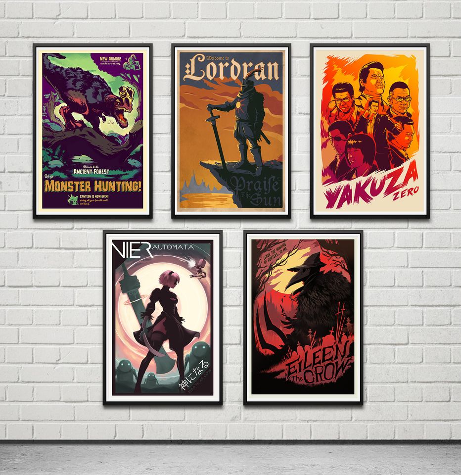 Gamer Gifts, Gaming Poster, Movie Poster, Anime Poster, Gaming Prints