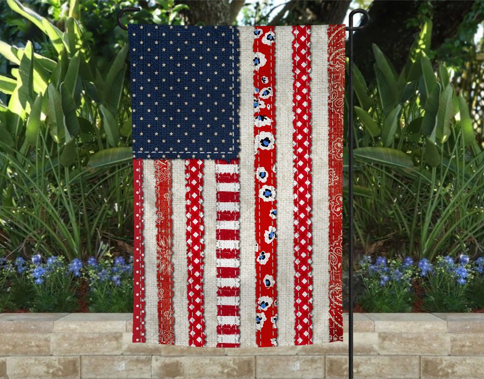 America Garden Flag, 4th of July, Memorial Day, USA