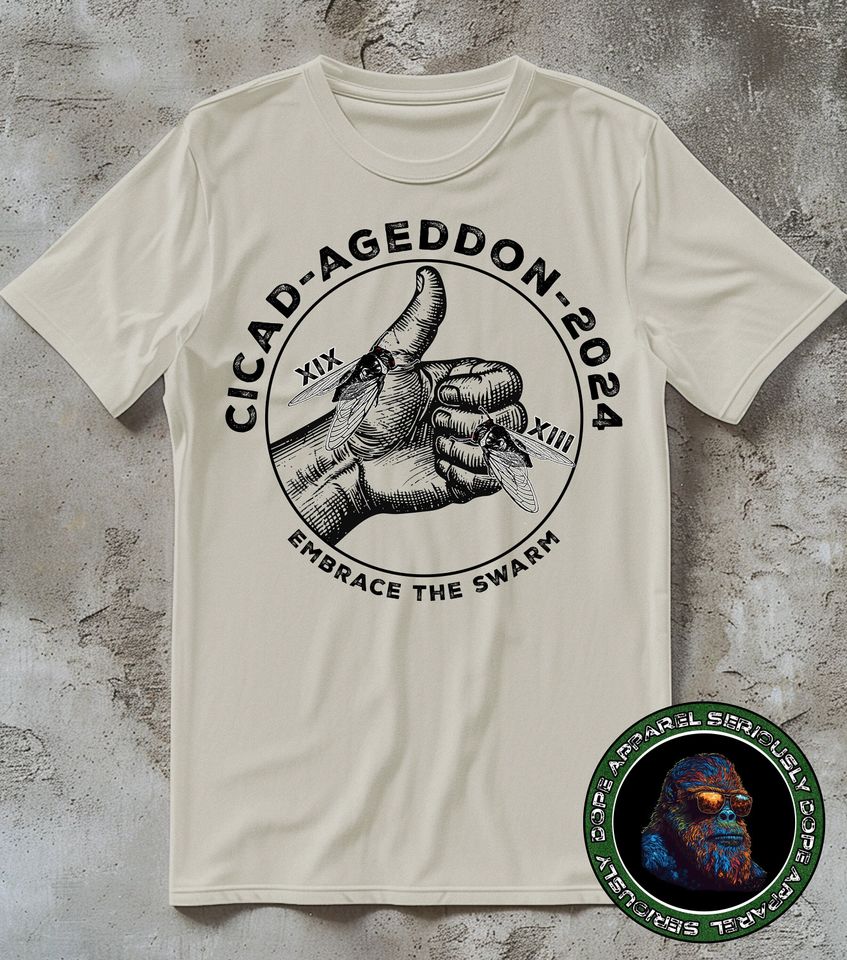 2024 Cicadageddon Funny Bug Brood XII XIII Insect Lover Gift Unisex T-Shirt