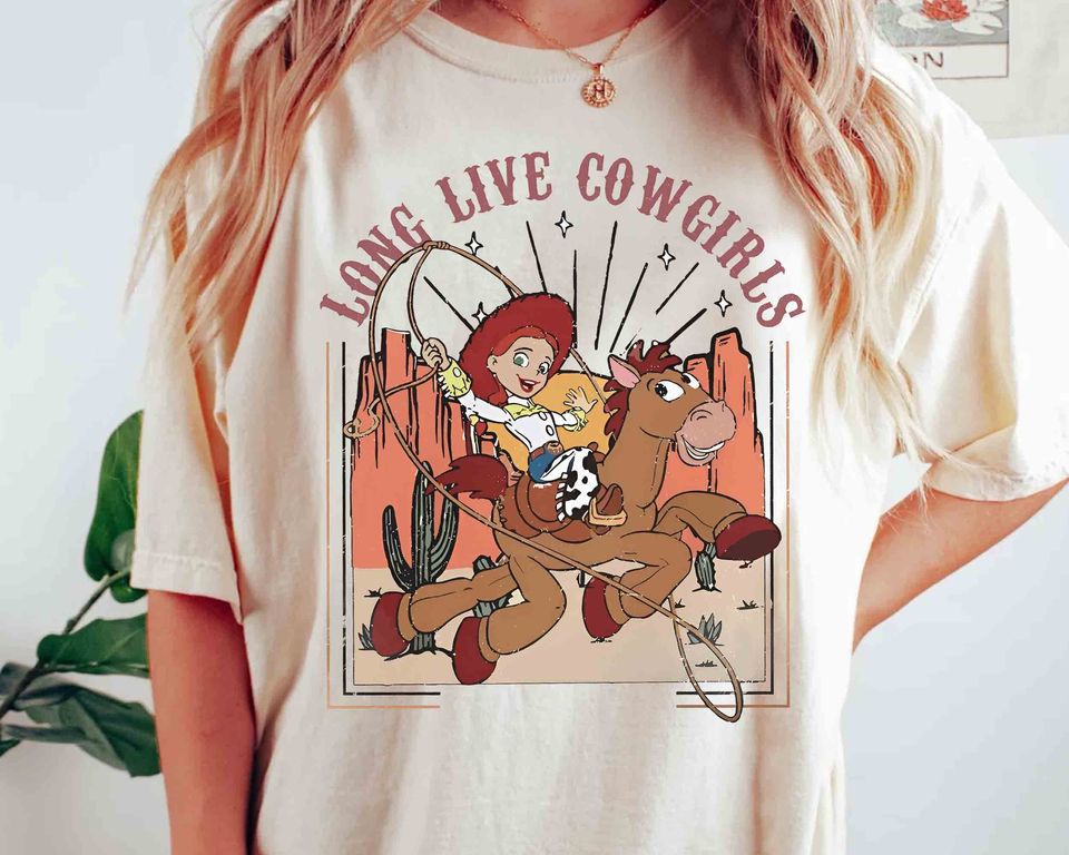Disney Toy Story Jessie Bullseye Long Live Cowgirls Shirt