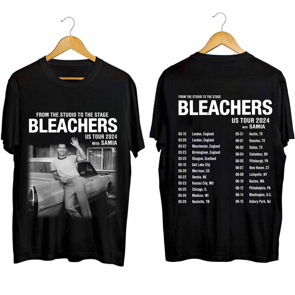 Bleachers US Tour 2024 Double Sided Shirt