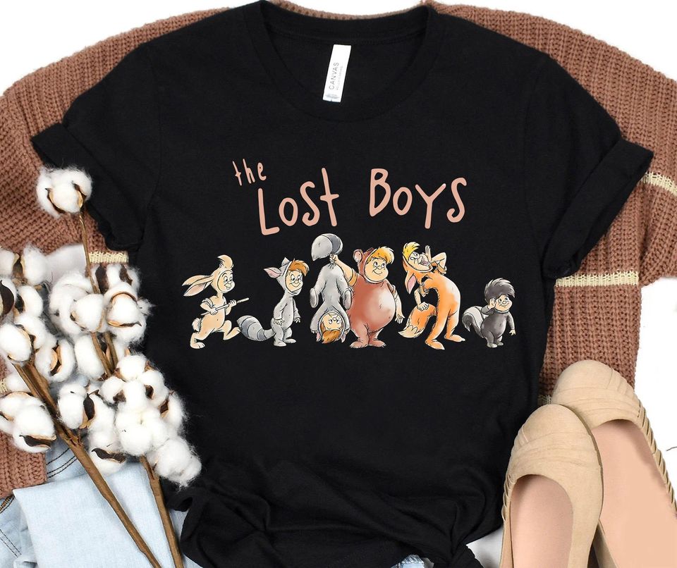 Disney The Lost Boys Shirt, Retro Peter Pan Neverland T-shirt