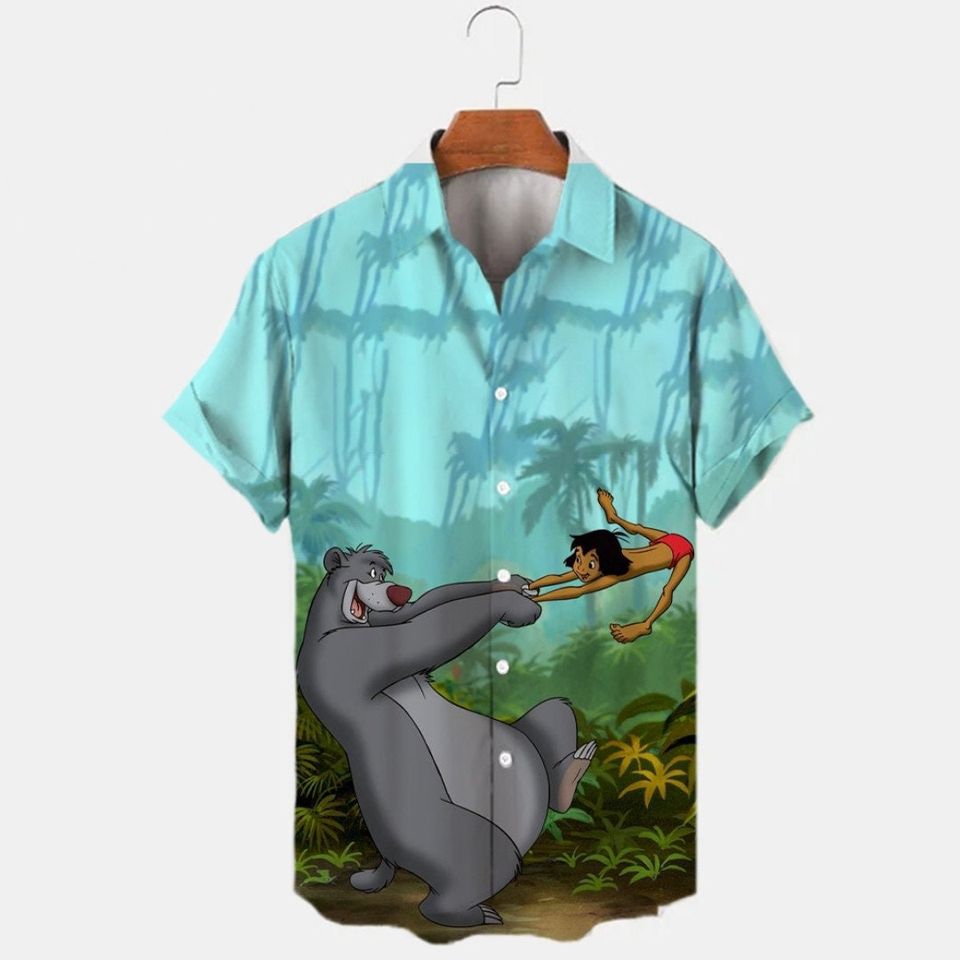 Jungle Book Baloo Disney Inspired Hawaiian Shirt