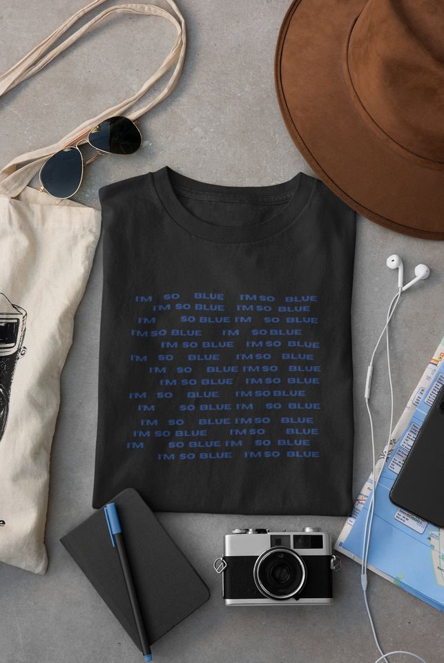 But I'm So Blue - Billie Eilish Unisex T-shirt | Hit Me Hard And Soft