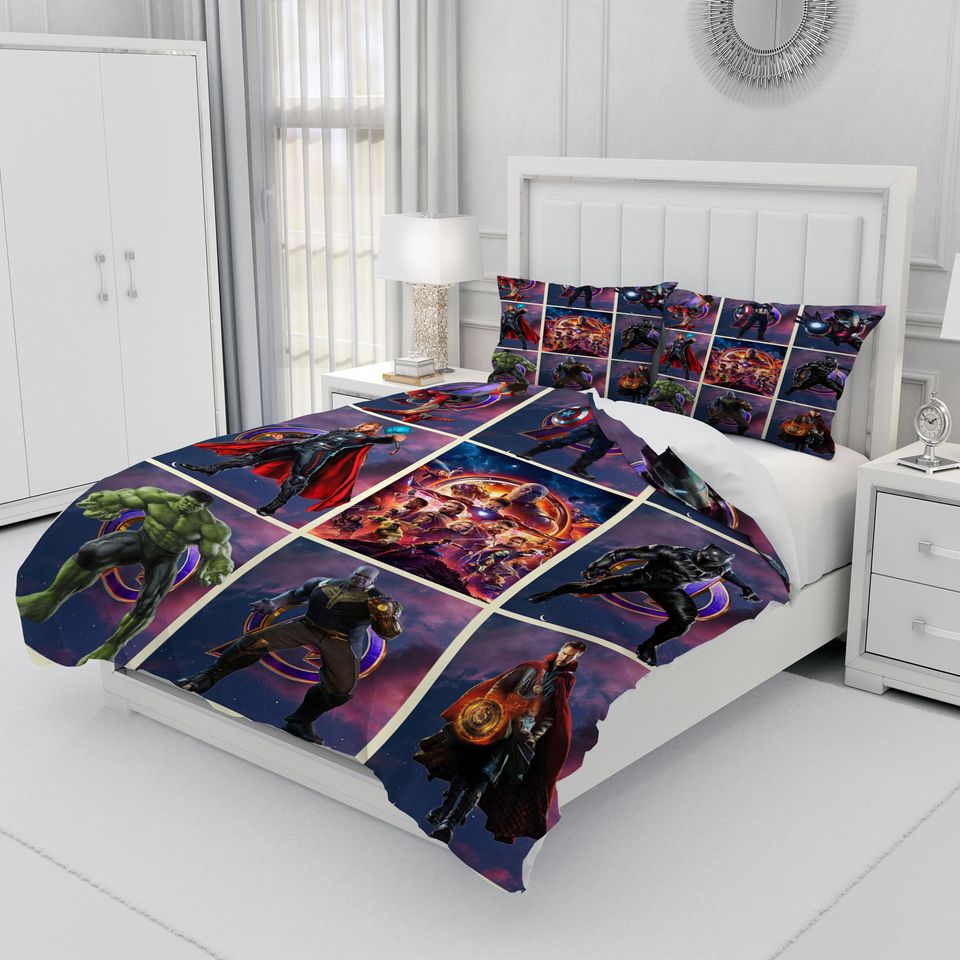 Marvel Bedding Set, Bedroom Decoration, Creative Gifts