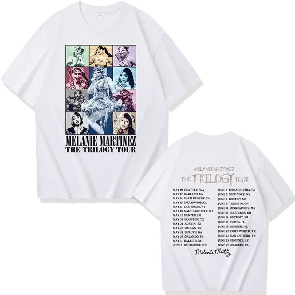 Melanie Martinez Tour 2024, Portals X Eras Tour, Melanie Martinez The Trilogy Tour Double Sided T-Shirt