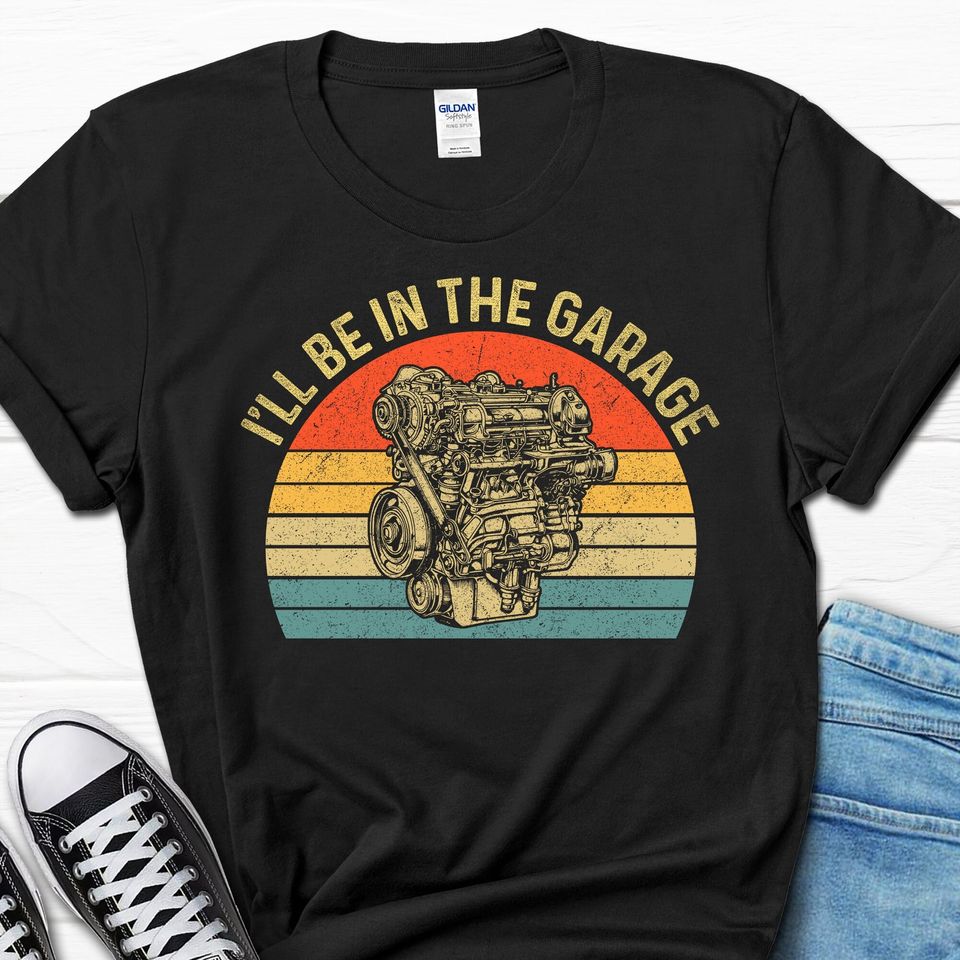 Engineer Papa T-Shirt For Men, Husband Shirt From Wife, Father's Day Funny Gifts, Mechanic Grandpa Tee For Him
