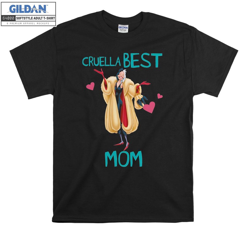 Cruella Best Mom Mother's Day Disney Unisex T-Shirt