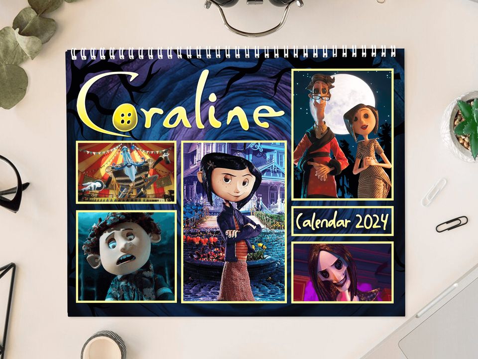 Calendars 2024 Coraline, Wall Decoration