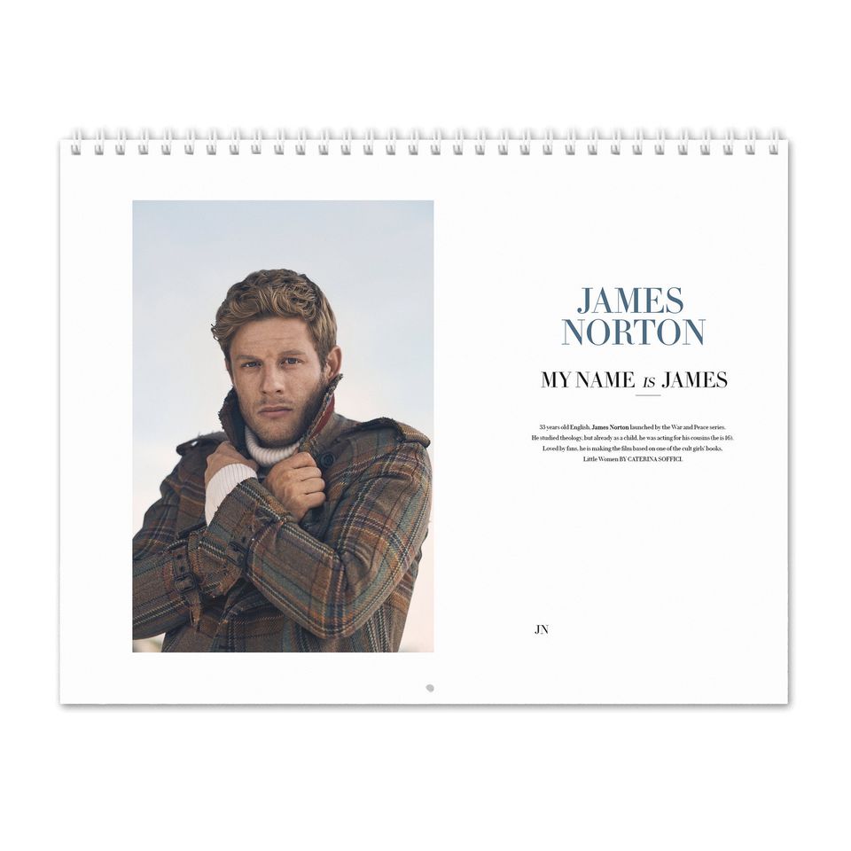 James NORTONN Vol.1 - 2024 Wall Calendar