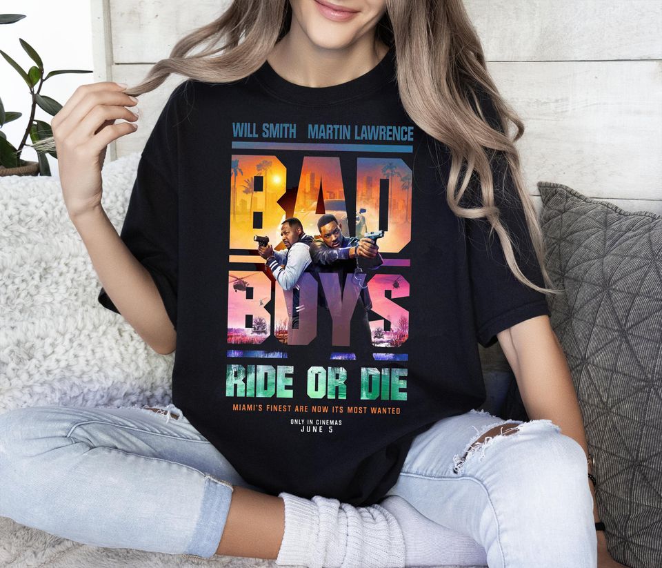 Bad Boys for Life Movie, Bad boy 4, Will Smith Martin Lawrence Bad Boys Movie Tshirt