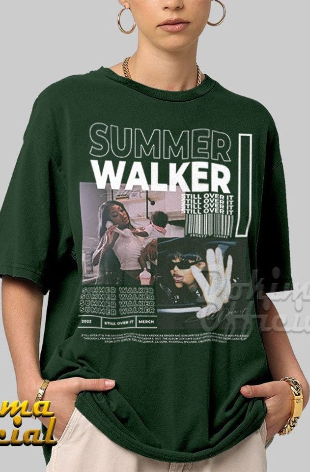 Vintage Bootleg Inspired Tee | Graphic Unisex Tee | Summer Walker Vintage T-Shirt , Summer Wallker Still Over It Shirt
