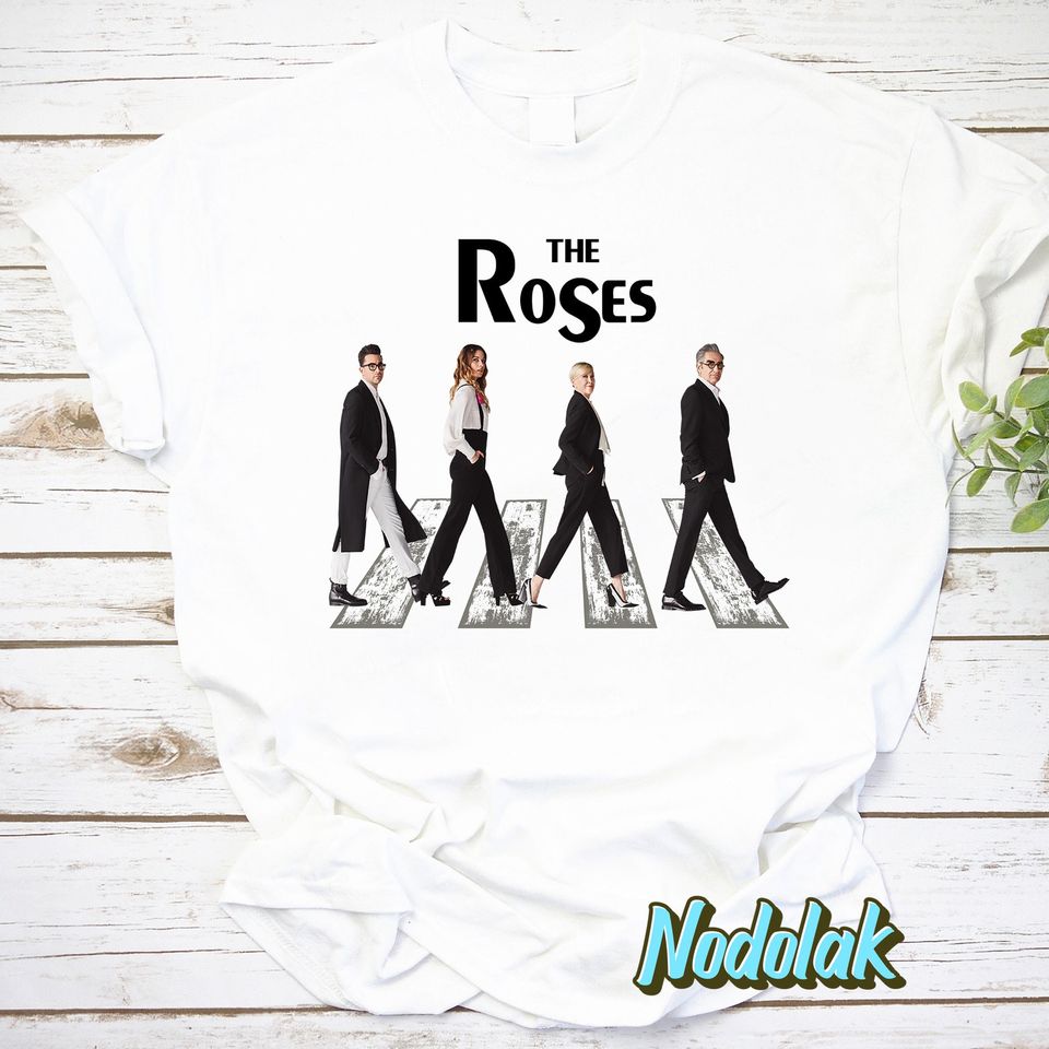 Vintage Schitt's Creek The Roses Abbey Road T-Shirt, Abbey Road Shirt, David Rose Shirt