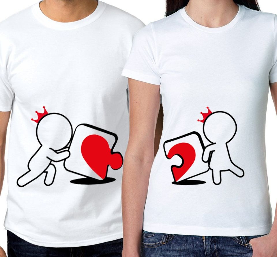 Incomplete Without You His and Hers Couple Shirts,Matching Couple Shirts,Valentines Shirt