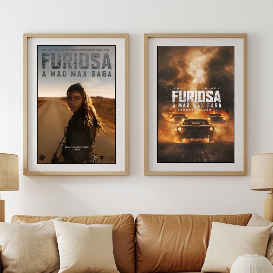 Furiosa Mad max saga posters, Movie Poster