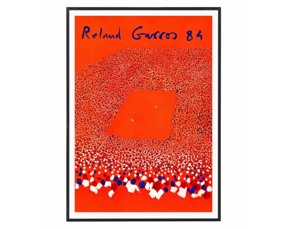 Roland Garros French Open 1984 Poster, Roland Garros Poster, Tennis Poster, Tennis Print